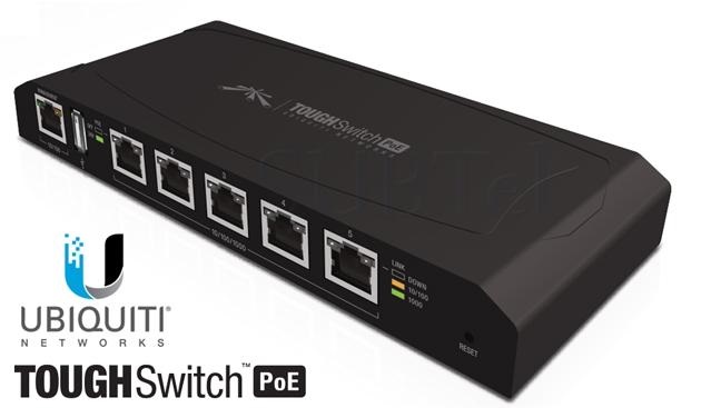 Ubiquiti UBNT-TS5 Tough Switch TS-5-PoE 5Port Switch ( 24V PoE) Ubiquiti UBNT-TS5 Tough Switch TS-5-PoE 5Port Switch ( 24V PoE)