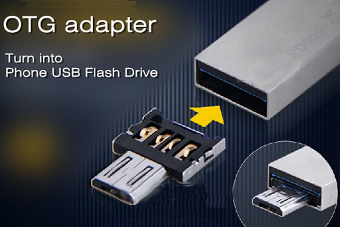 DM USB to Micro USB Male OTG Adapter SmartPhones USB to MicroUSB