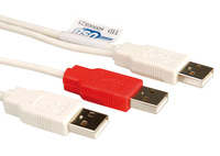 Καλώδιο USB Y-Cable 2XA Male σε A Male 1.8m Power & Data Καλώδιο USB Y-Cable 2XA Male σε A Male 1.8m Power & Data