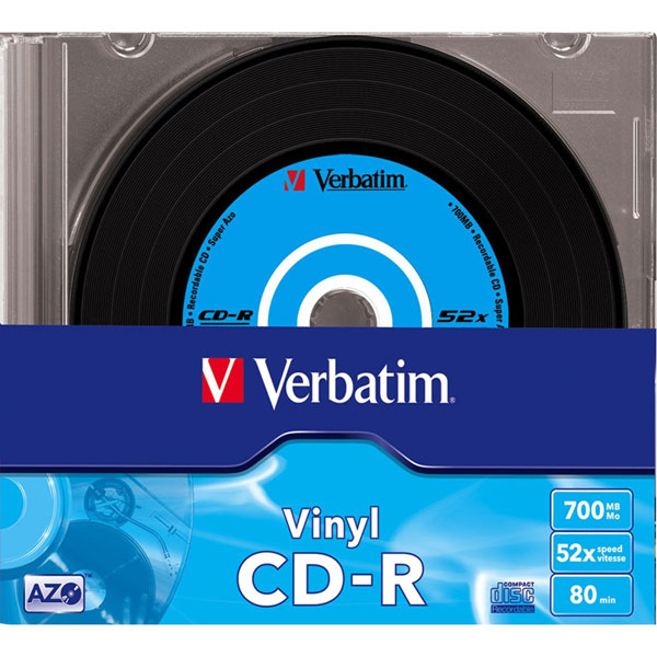 VERBATIM CD-R 80min 700MB/52x 10PACK Vinil 43426 VERBATIM CD-R 80min 700MB/52x 10PACK Vinil 43426
