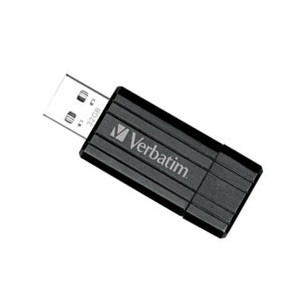 Verbatim 4Gb Flash USB PinStripe - Black Verbatim 4Gb Flash USB PinStripe - Black