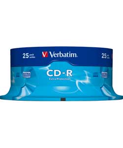 VERBATIM CD-R 52X 700MB 25TEM 43432 VERBATIM CD-R 52X 700MB 25TEM 43432