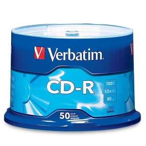 VERBATIM CD-R 700MB/52x/50PACK/43351 VERBATIM CD-R 700MB/52x/50PACK/43351