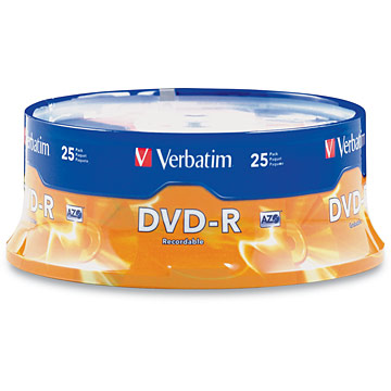 VERBATIM DVD-R 4.7 GB 16x Cake Box (πακέτο 25 τεμαχίων) 43522 VERBATIM DVD-R 4.7 GB 16x Cake Box (πακέτο 25 τεμαχίων) 43522