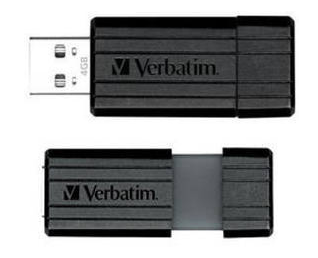 Verbatim 16GB - Store'n'Go Pinstripe USB Drive Black 49063 Verbatim 16GB - Store'n'Go Pinstripe USB Drive Black 49063