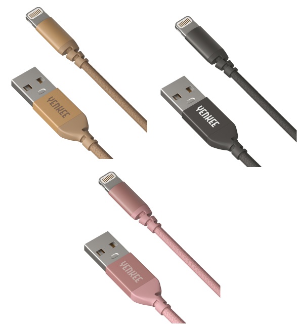 Yenkee Data Cable Usb/Lightning Usb 1m Gold YCU 611 GD