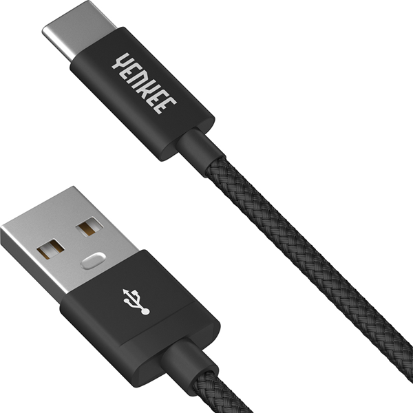 YCU 301 BK Yenkee Data Cable Usb to Type-C 1m Black  Grey Blue